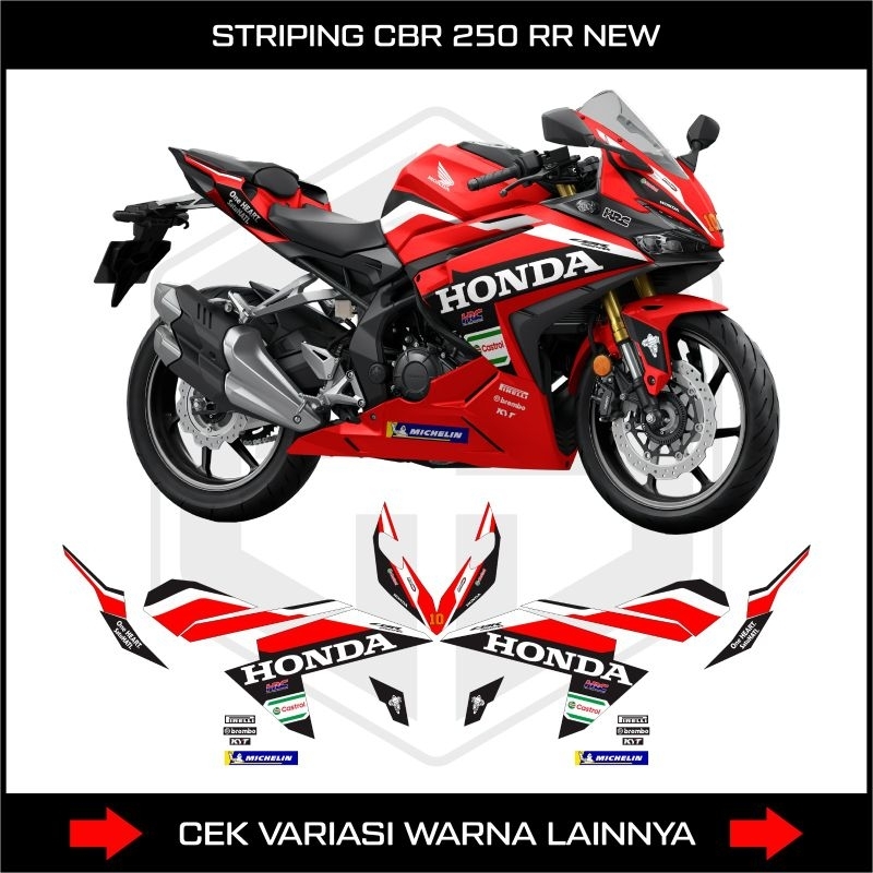 Striping Motor Cbr 250 RR New / Stiker Sticker Honda Cbr 250rr Baru