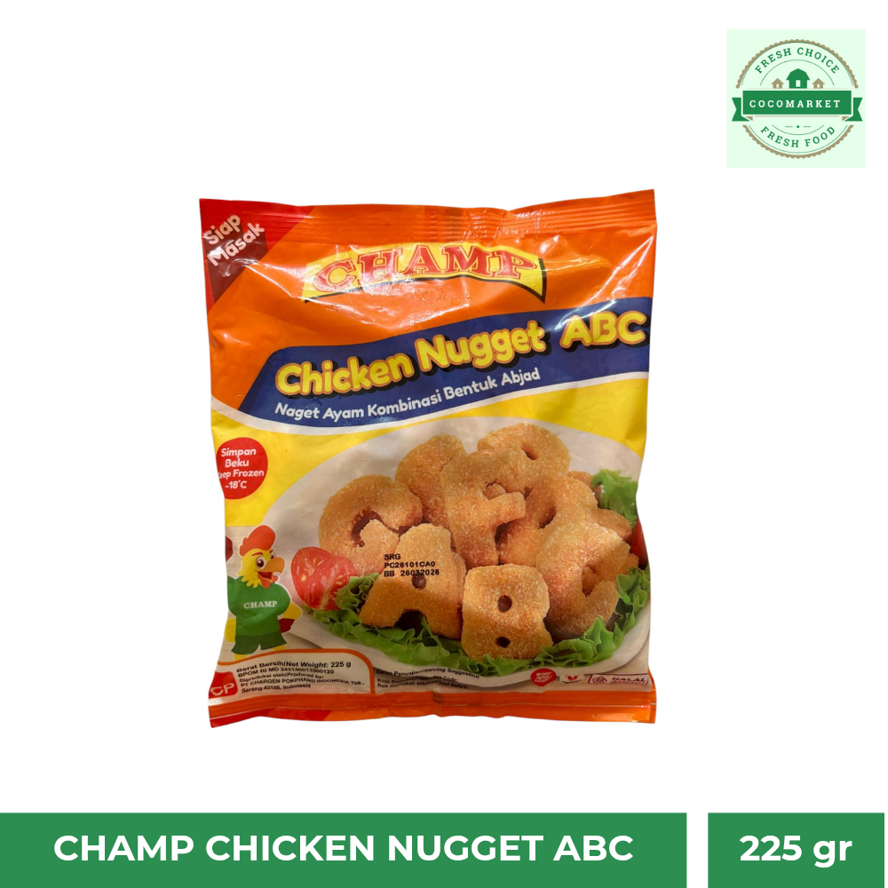 

CHAMP Chicken Nugget ABC 225gr