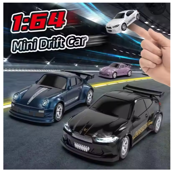 Desktop RC Drift Car Micro Merk Fayee Skala 1:64 QD 2,4 Ghz Model Porsche dan BMW - Mobil RC Mini Ba