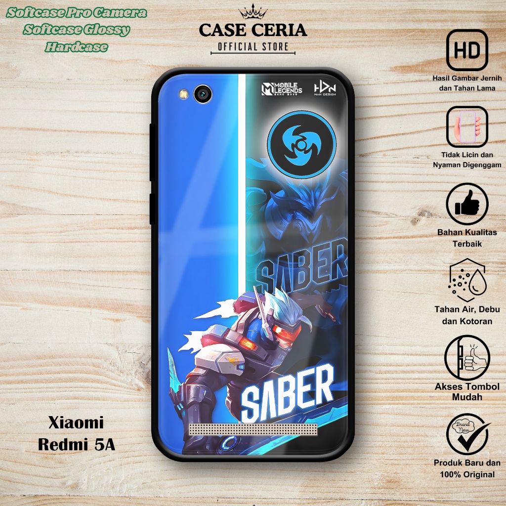 Casing For Xiaomi Redmi 5A - Case Redmi 5A ( Game ML ) – Softcase Pro Camera – Softcase Glossy Mewah