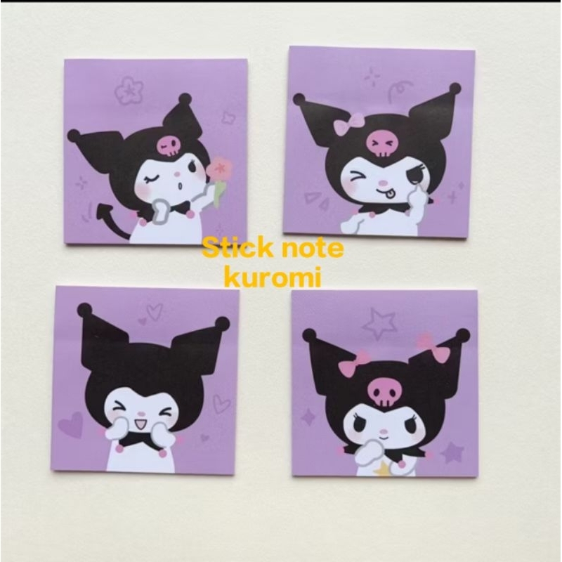 

Lembar Sticky Notes Kertas ATK Notepad Alat Sekolah Alat Tulis Memo Karakter Sanrio Lucu MP26
