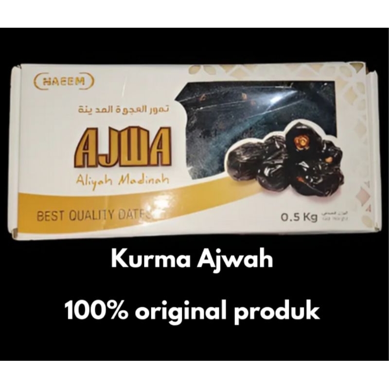 

Kurma Ajwa Aliyah Madinah 100% Original 500gram