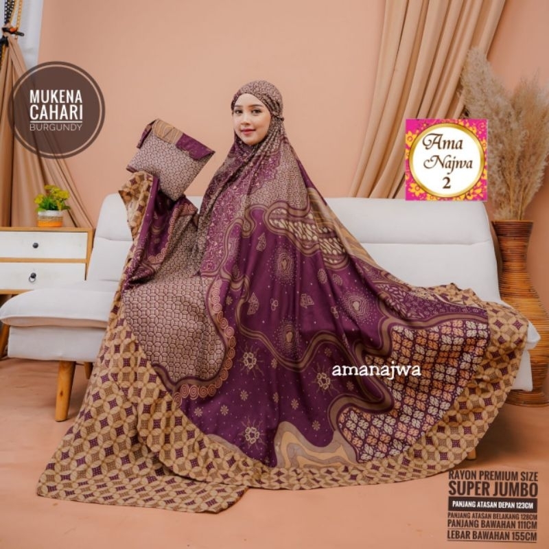 Mukena cahari By Ama Najwa || Mukena