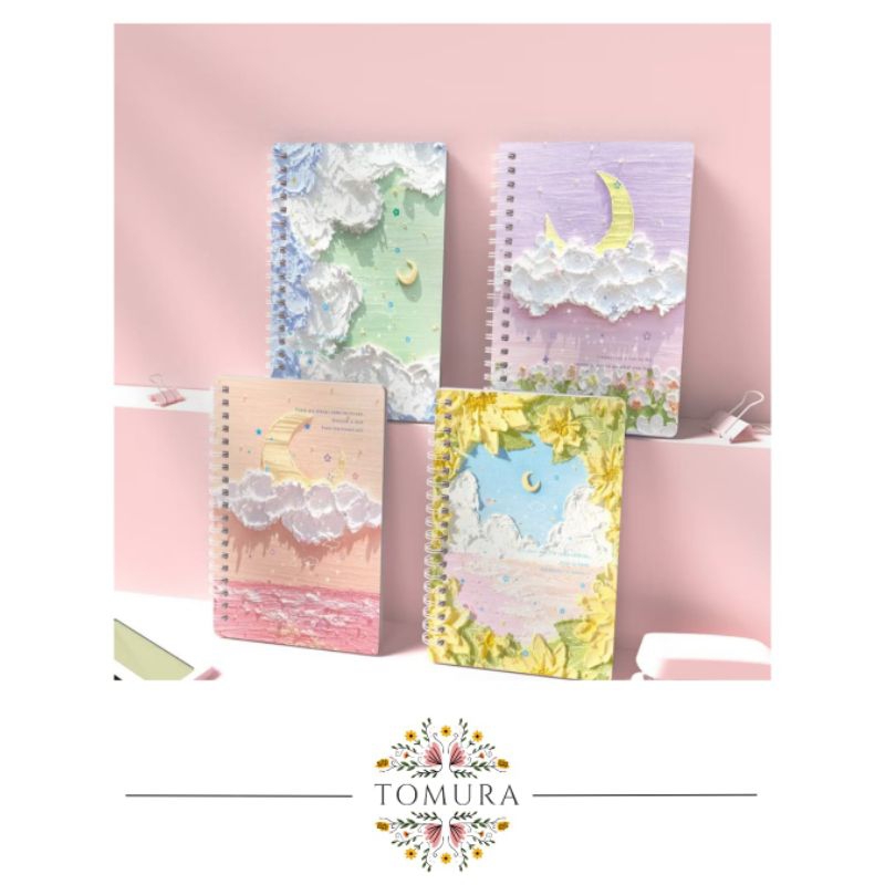 

Diary Book Karakter A5 Catatan Harian Kecil Notebook Motif Lucu Stationary Buku Tulis Ring Back To School Peralatan Kantor