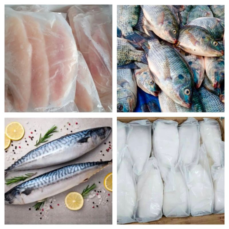 

IKAN FILLET DORI 1KG / DORY/ SALMON / TUNA / MAKAREL / SALEM / LAYANG / KEMBUNG / NILA / CUMI TUBE KUPAS / BANDENG / KERAPU / BAWAL / FROZEN FISH