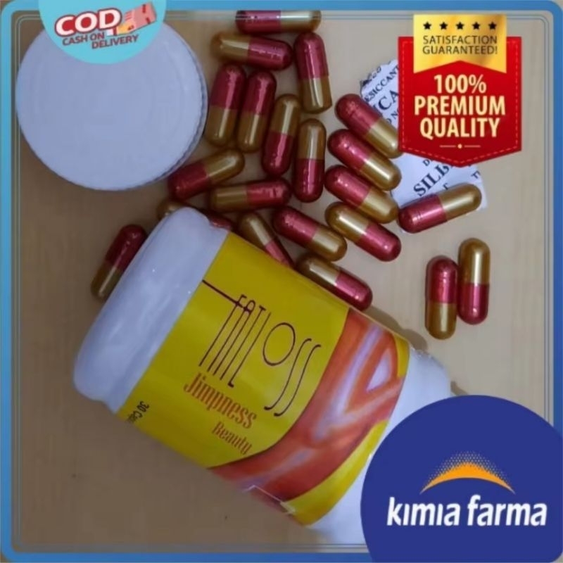 FATLOSS Suplemen Diet Pelangsing isi 30 Cabsul Original.