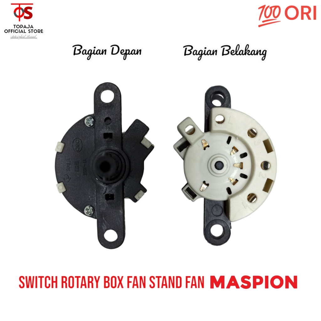 Saklar Kipas MASPION Box Fan - Switch Rotary Box Fan -  Switch Stand Fan MASPION