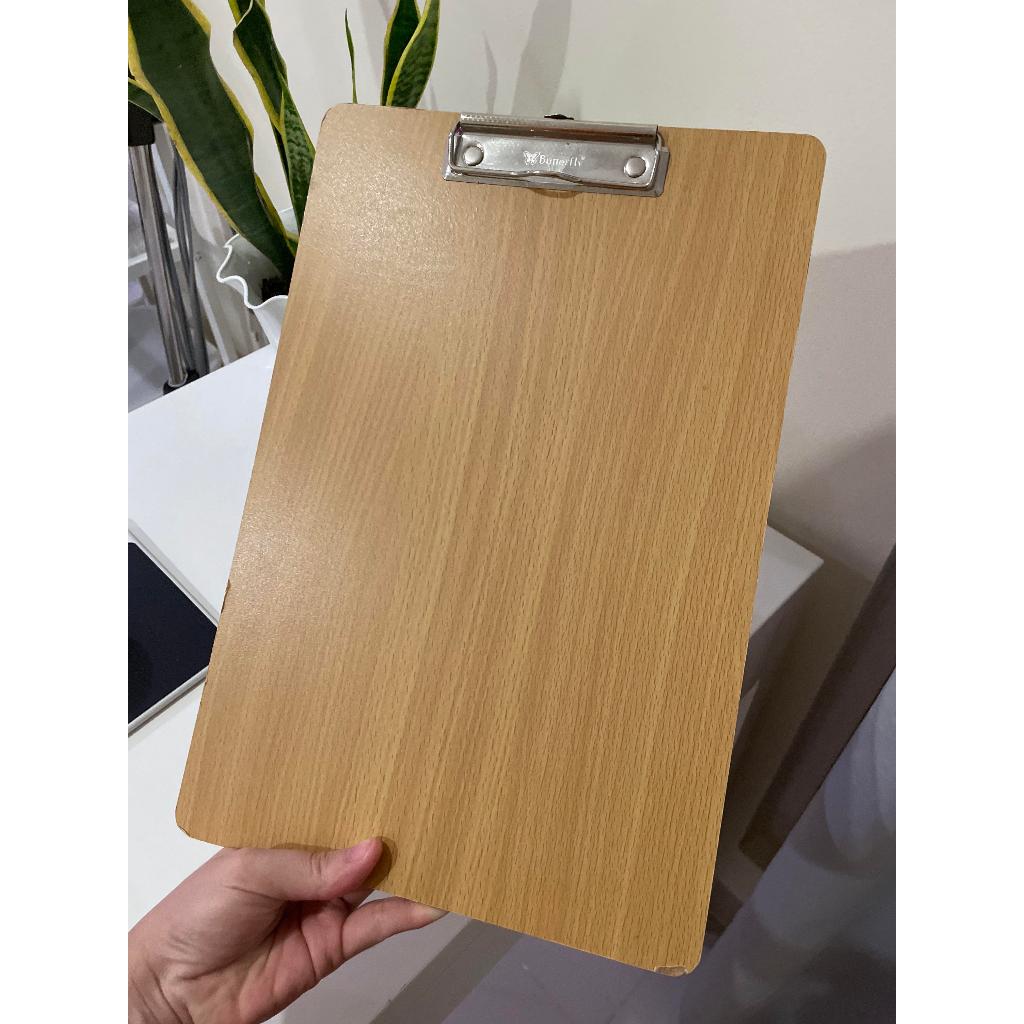 

Clipboard - Papan Jalan - Papan Dada Kayu F4 Folio Clip Board