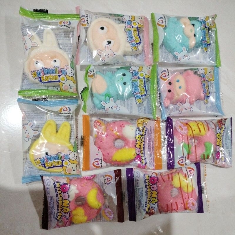 

MARSHMALLOW KARTUN LABUBU MIX ANIMAL PAKET 10 PCS