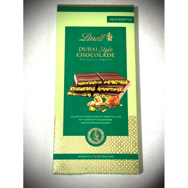 

LINDT DUBAI CHOCOLATE ASLI DARI EROPA LIMITED EDITION