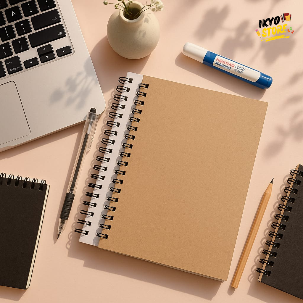 

NOTEBOOK VINTAGE A5/ JURNAL BOOKPAPER GRID/KOTAK2#DOTTED/TITIK2 #BLANK/POLOS