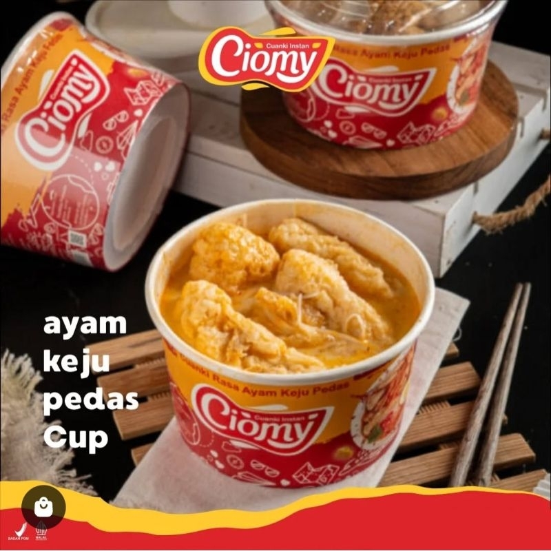 

CIOMY Cuanki Spicy Cheese Ayam Keju Pedas Cup Besar
