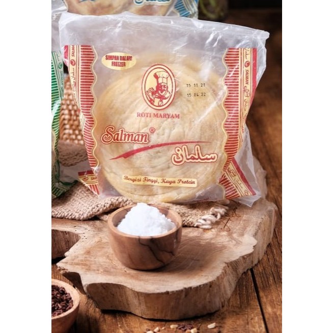 

Roti Maryam Salman Original 1 Pack Isi 5 Roti Frozen Food