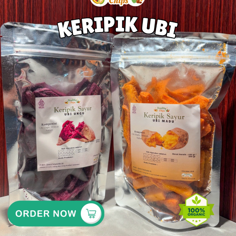 

KERIPIK UBI MADU DAN UBI UNGU EXPORT QUALITY | CAMILAN SEHAT | KERIPIK BUAH | KERIPIK SAYUR |