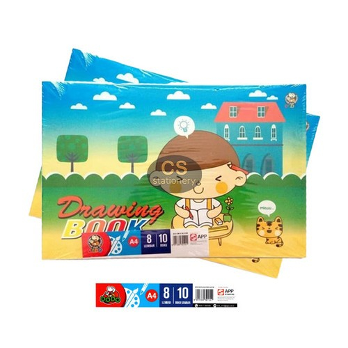 

PACK DRAWING BOOK DODO A4 @10 PCS ANG - (20)