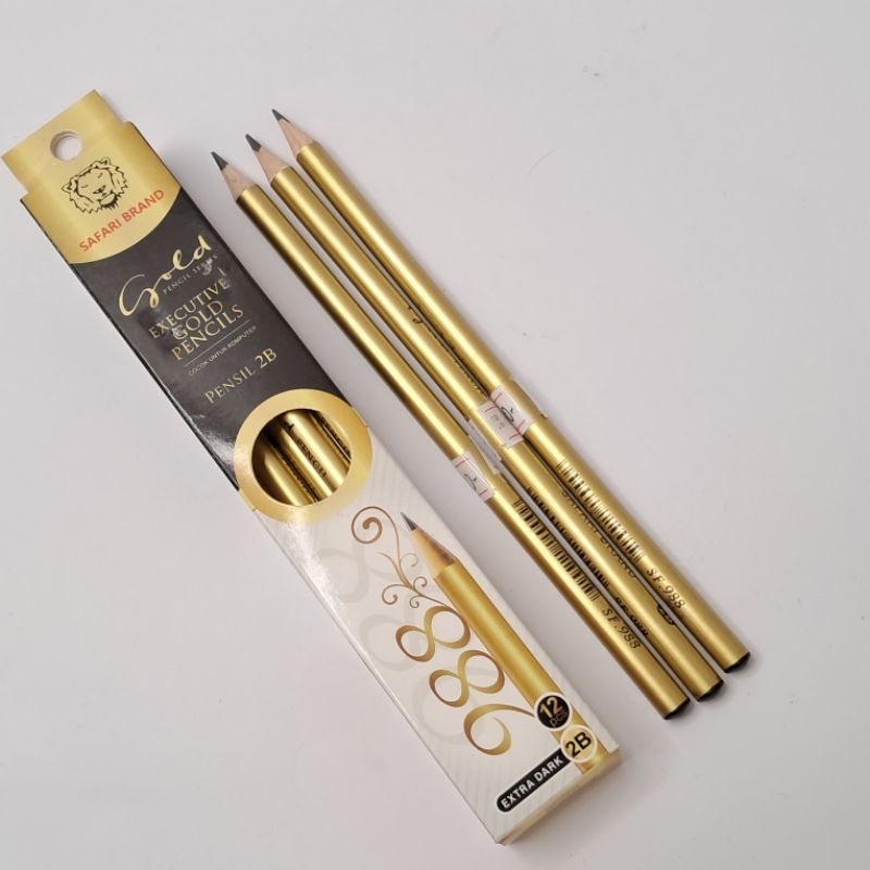 

pensil safari brand gold 2B 988 (12pcs)