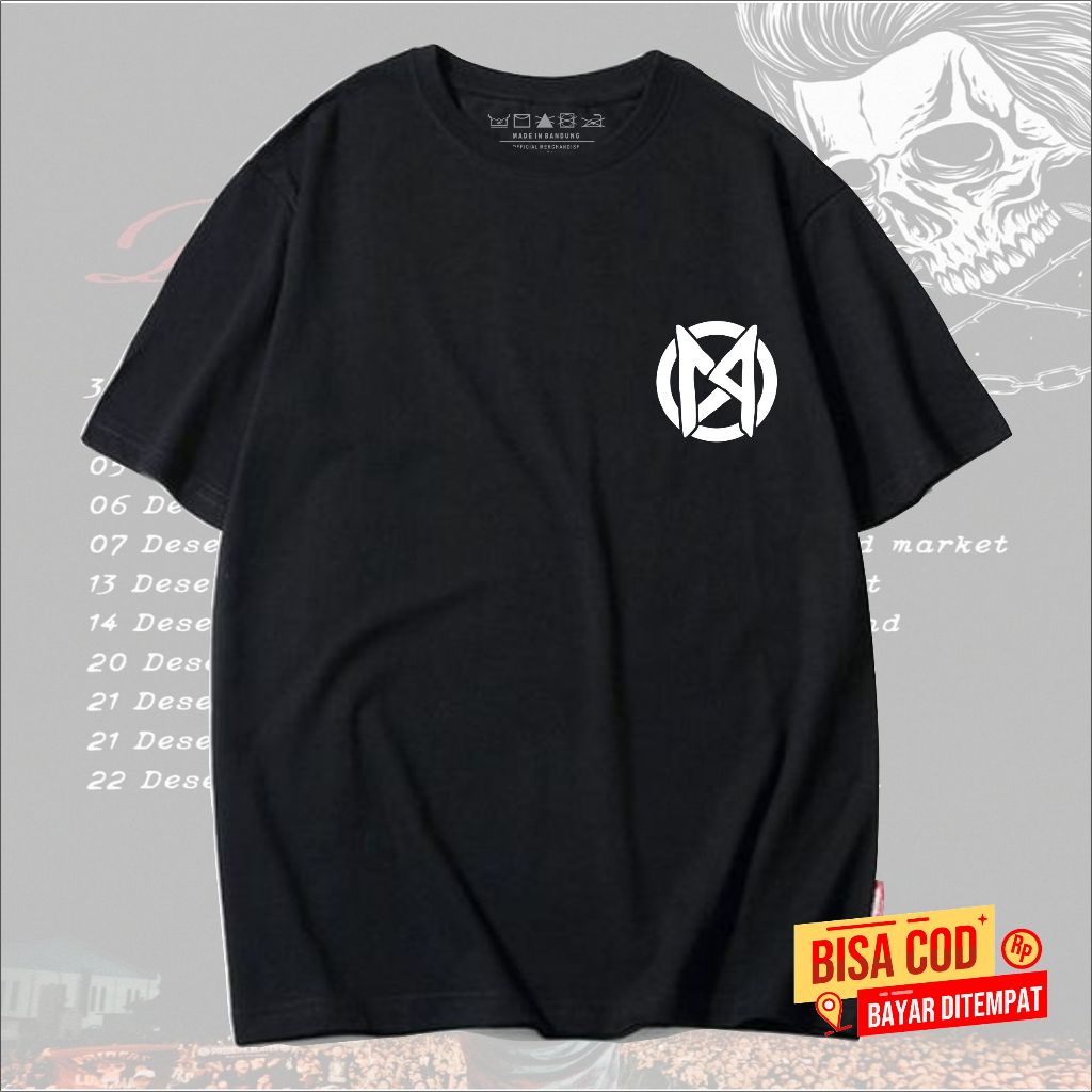 KAOS MCPR maladaptif Te*or Crew  pendek pria band original distro - T-Shirt pendek MCPR distro origi