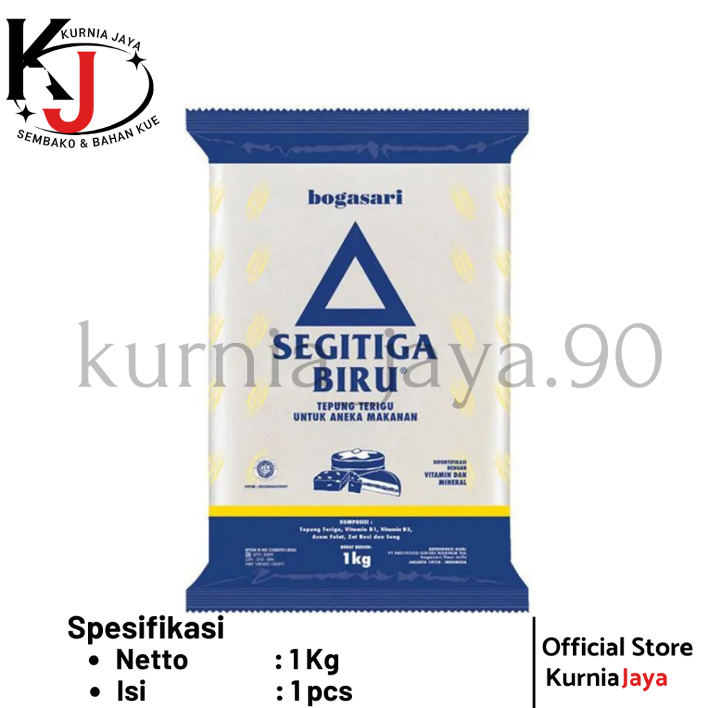 

[ SEGITIGA BIRU ] Tepung Terigu 1Kg