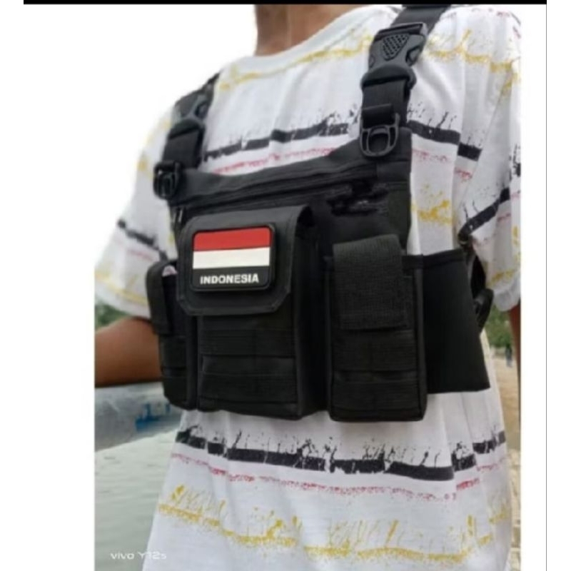 Tas Dada Model TNI Polisi | Chest Bag New Bantai Tactical