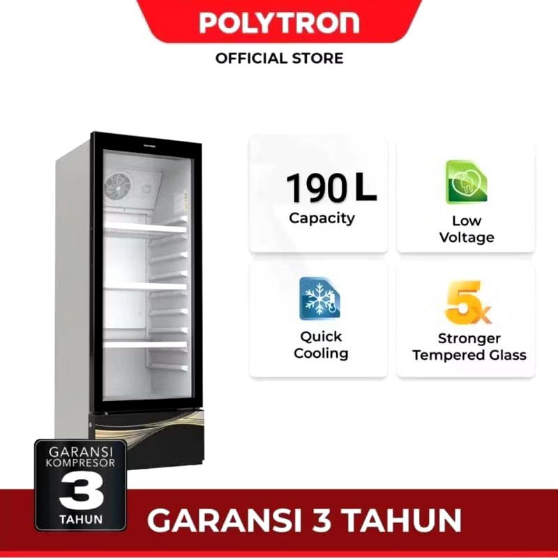 Showcase 3 Rak POLYTRON SCN-147 190 Liter