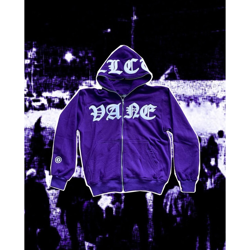 vane collective full zip lean purple