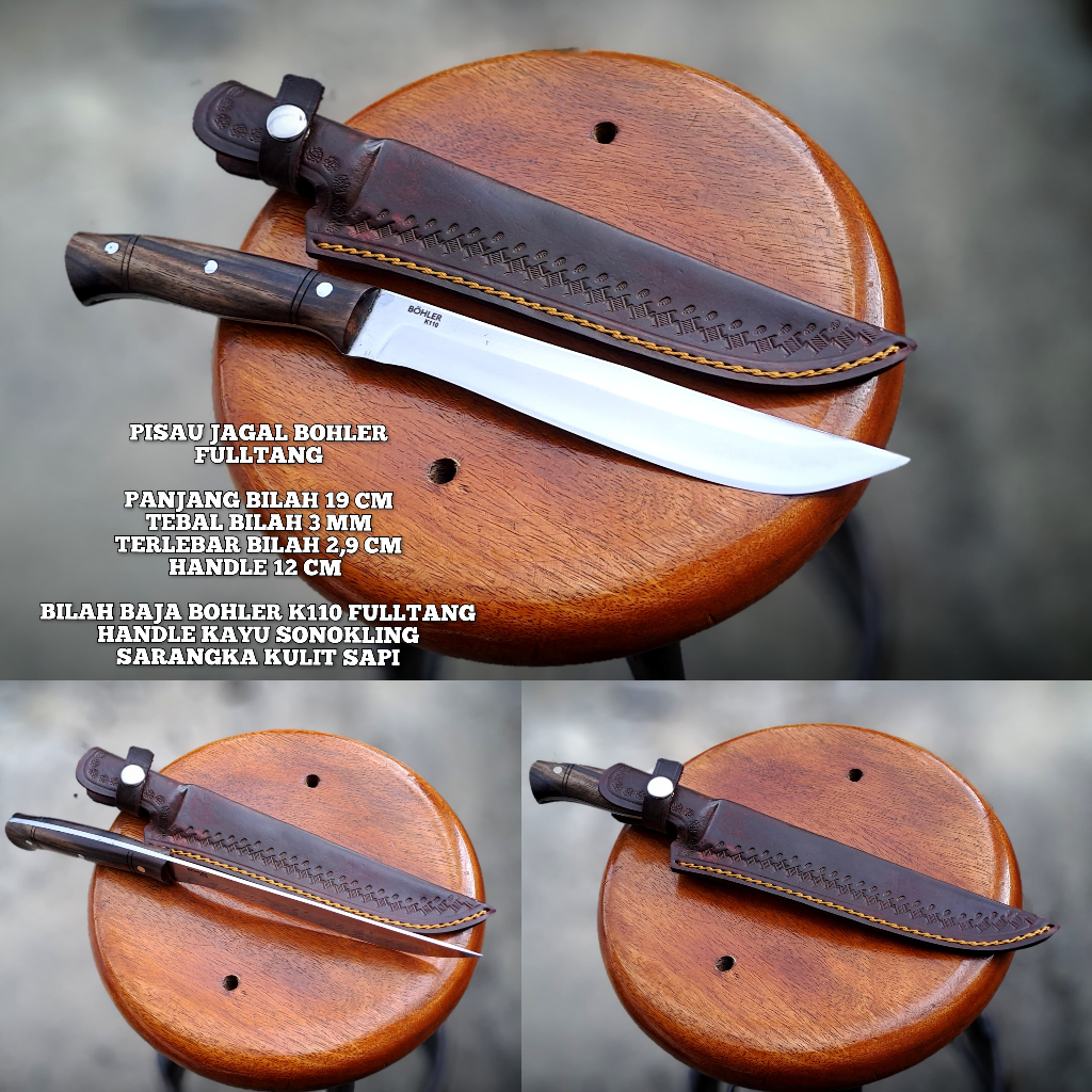 Pisau Dapur/Seset/Daging Bohler K110 Kitchenware