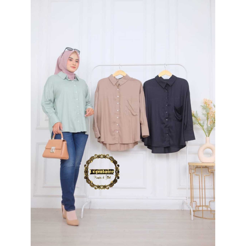 KEMEJA ZARA JUMBO/SUPER JUMBO BLOUSE ZARA JUMBO/SUPER JUMBO BLOUSE JUMBO KEKINIAN