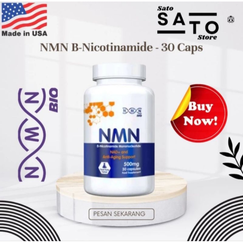 NMN Bio B - Nicotinamide Mononucleotide - 500mg Anti-Aging & NAD+