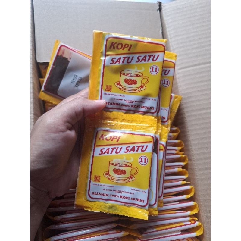

kopi satu satu renteng 10 sachet
