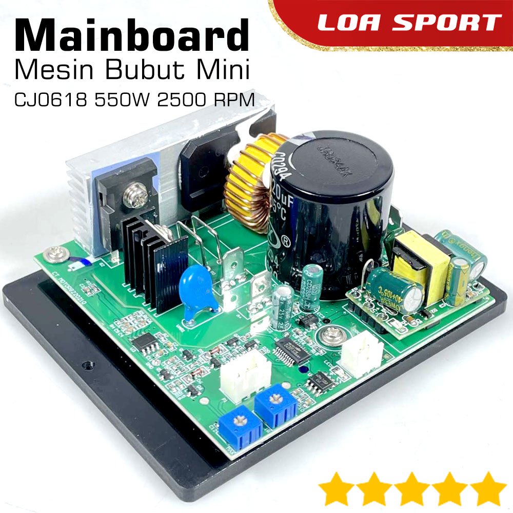 Mainboard Mesin Bubut Mini CJ0618 550W 2500 RPM