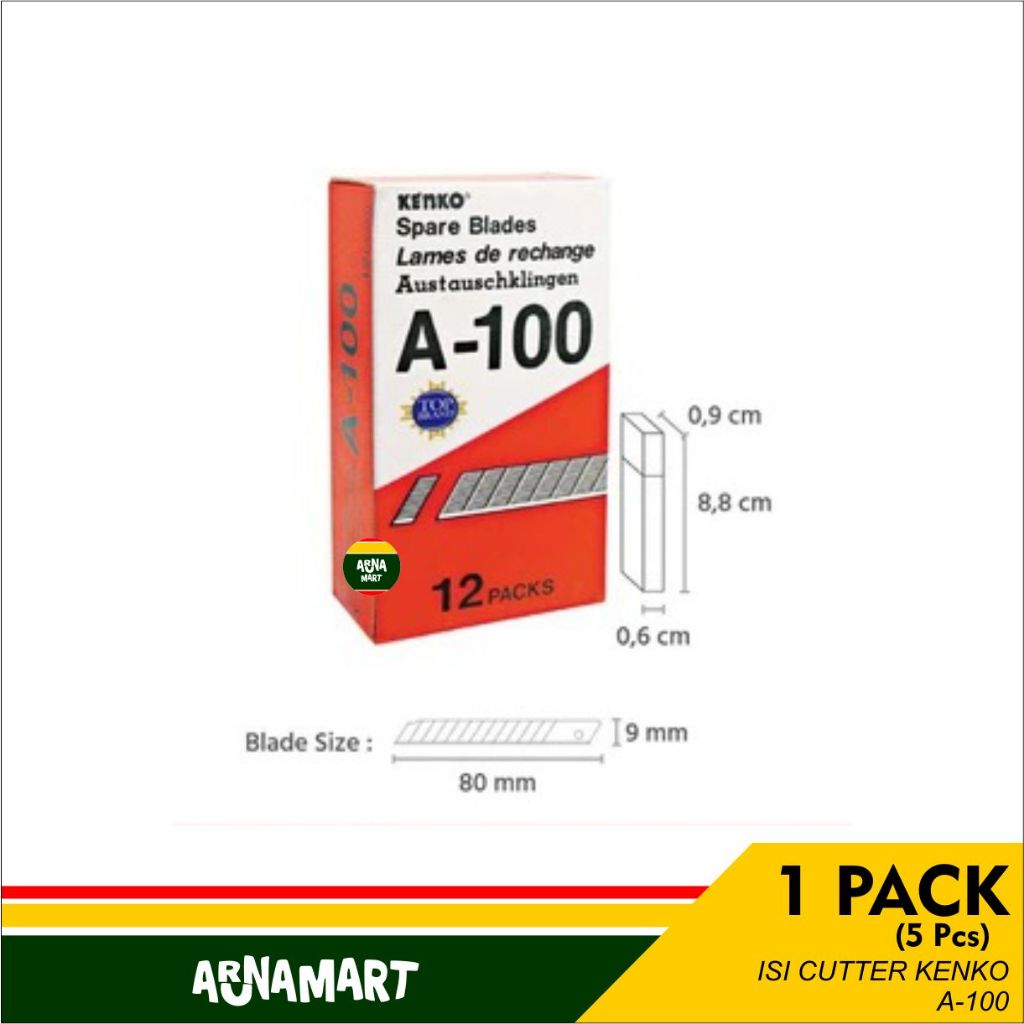 

ISI CUTTER KENKO A-100 - 1PACK (5PCS)