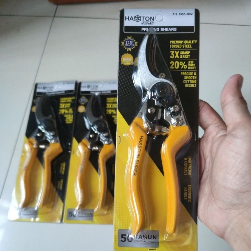 

Gunting Hasston 1353-002 size 8" Forged Steel Gunting Pruning Dahan