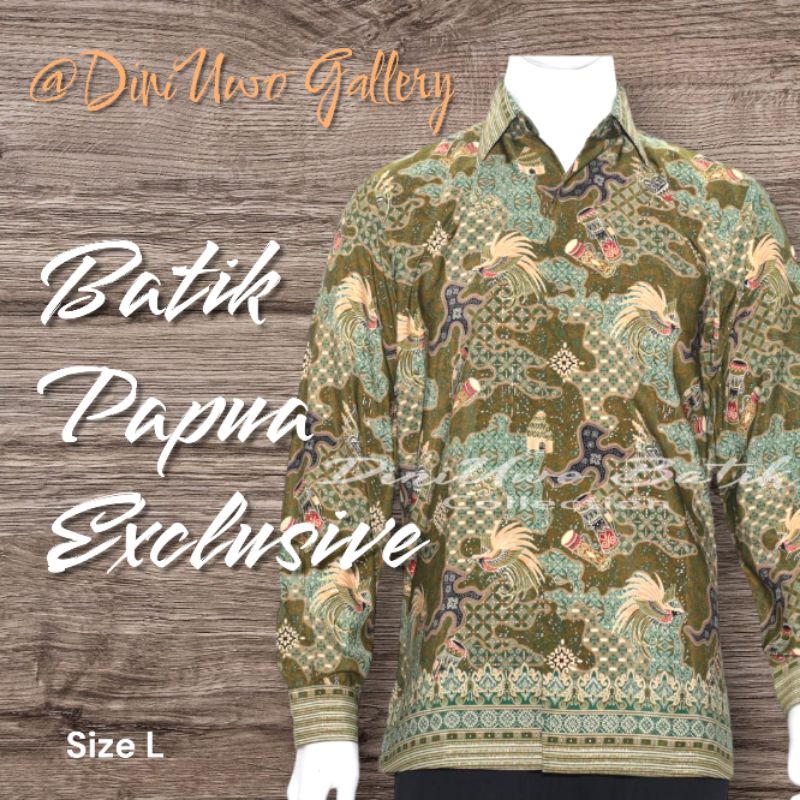 Kemeja Batik Motif Papua