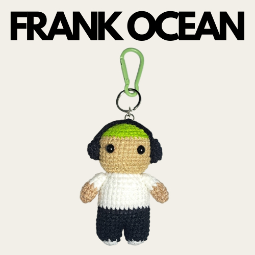 Frank Ocean Bag Charm Crochet | Gantungan Aksesoris Unik Aesthetic | Aksesoris Tas | ZUBEHOR