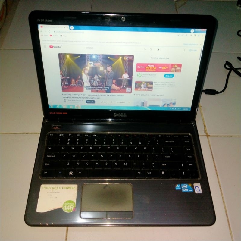 Laptop Dell Inspiron N4010 Intel Core i3 Ram 2 HDD 320 GB