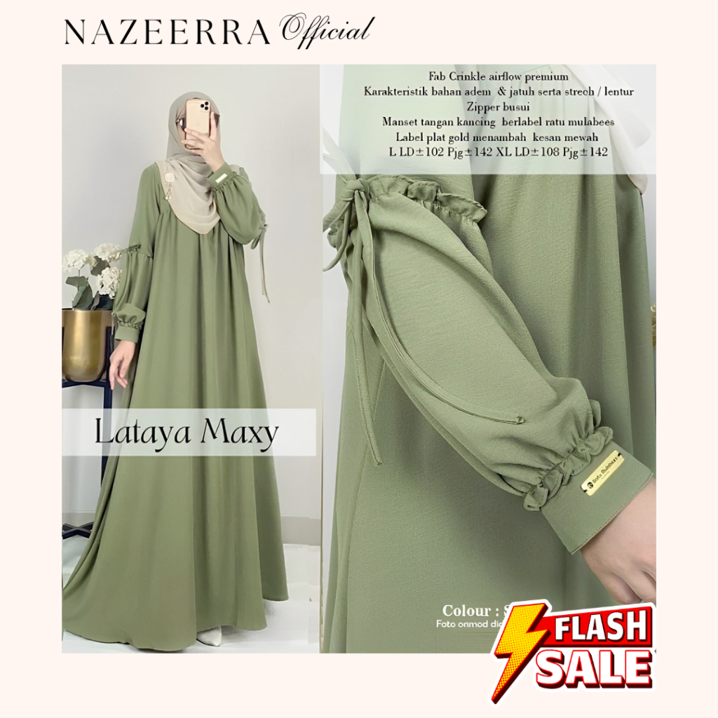 Lataya Gamis Wanita - Dress Elegan dan Nyaman, Tampil Syar’i dan Modis