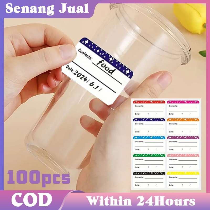 

Isi100 Sticker Tanggal / Label Berperekat / Stiker Kulkas Tulis Tangan