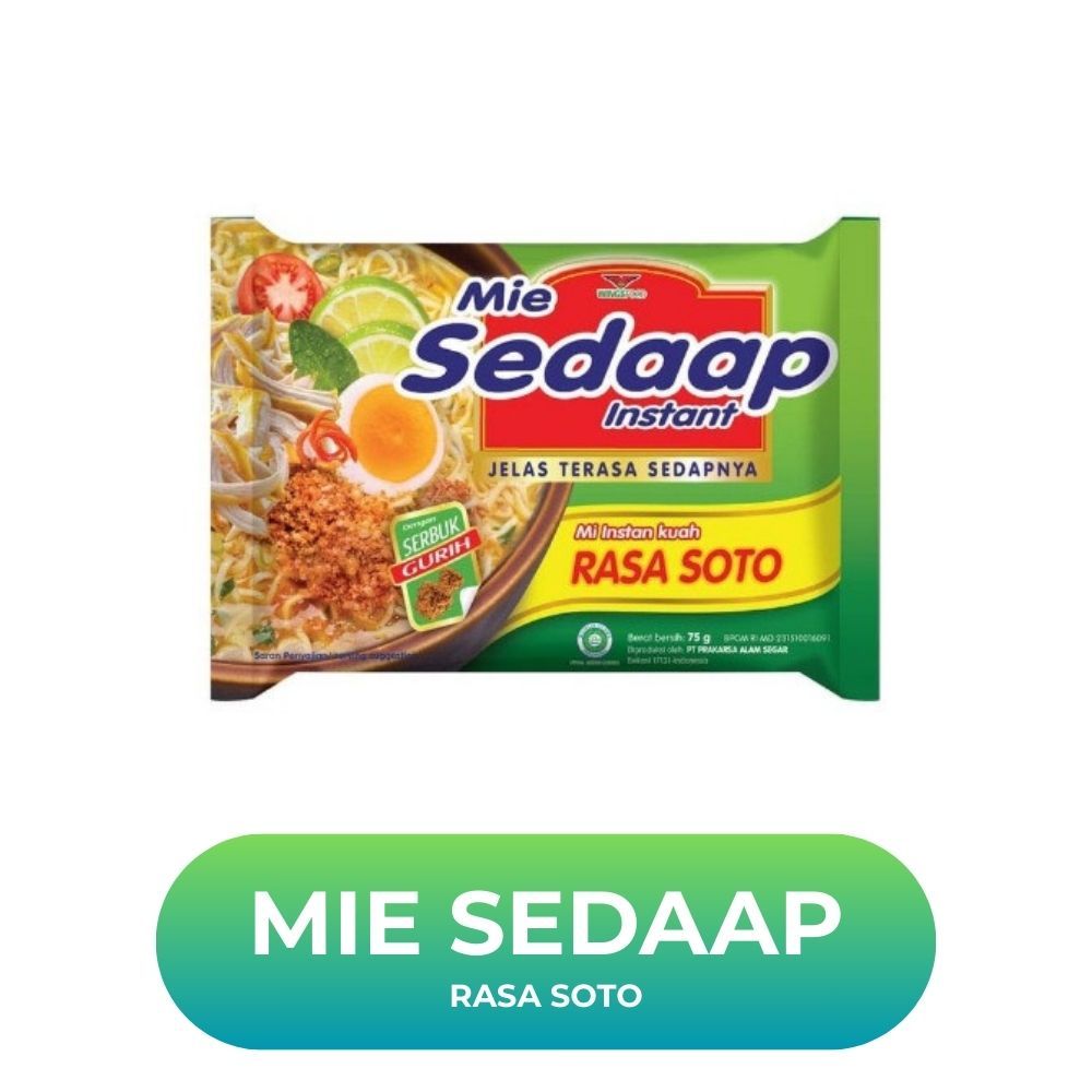 

Mie Sedaap Kuah Rasa Soto