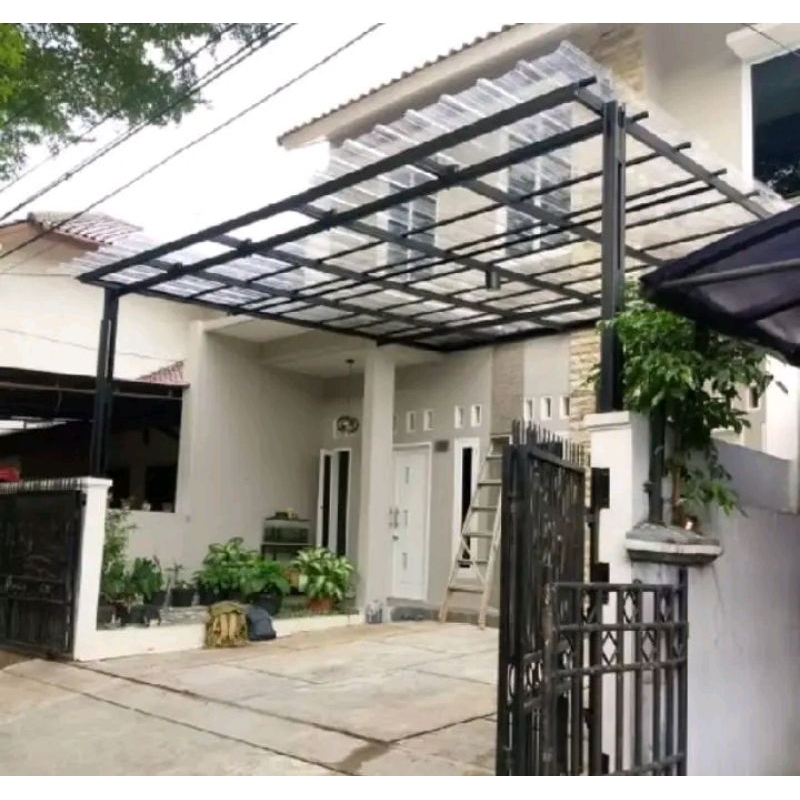 kanopi atap transparan