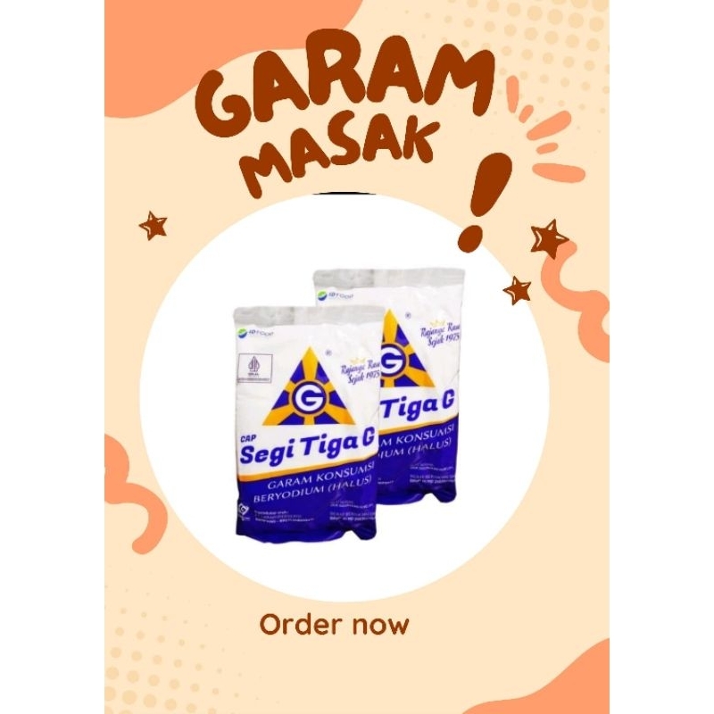 

Garam segitiga G Halus/kasar