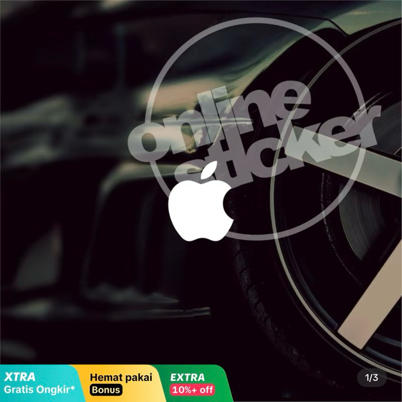 

STICKER APPLE MURAH BERKUALITAS CUMA 3RB AN PER PCS