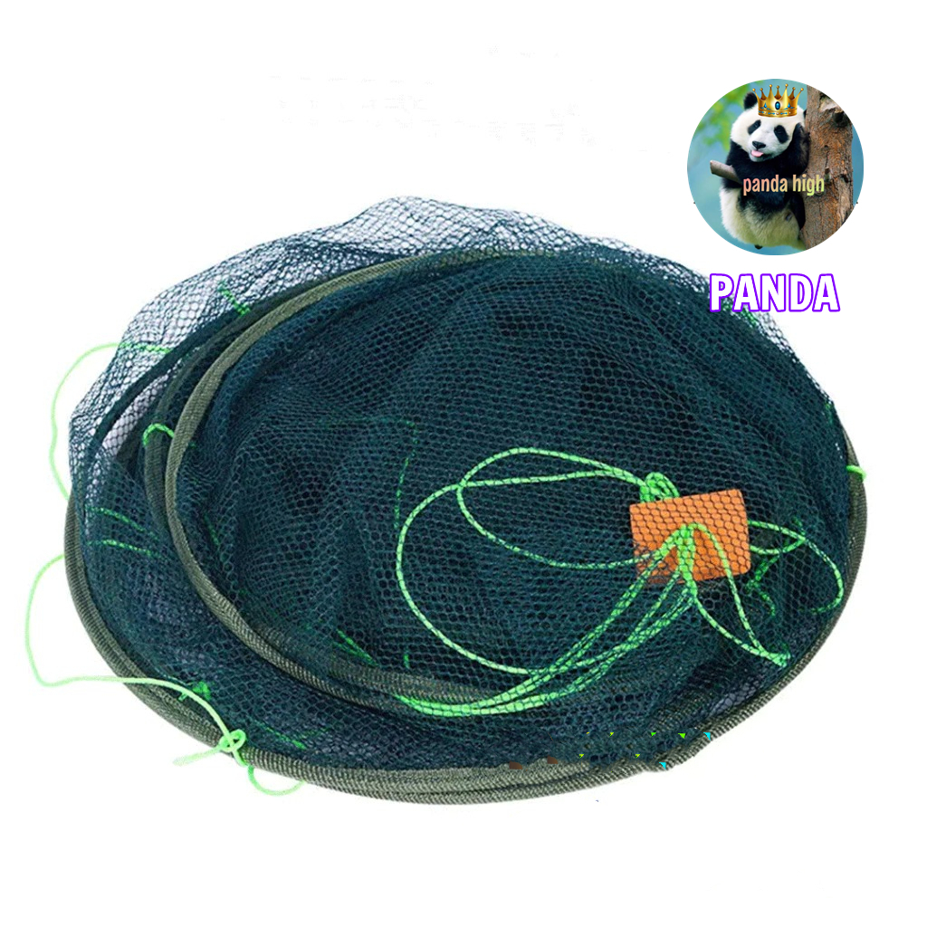 Perangkap Bubu Anco Tangkul Jaring Lipat Bulat Alat Pancing Jala Penangkap Ikan Udang Kepiting