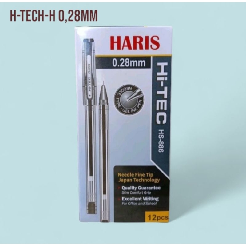 

pulpen pena HI-TECH-Haris 0,28 mm ( 1 kotak isi 12Pcs )
