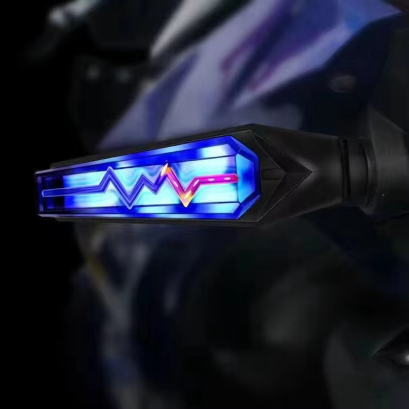 Lampu Sen Sein Led Variasi 2 in 1 sein running plus senja sepasang model petir impor motor vixion, r