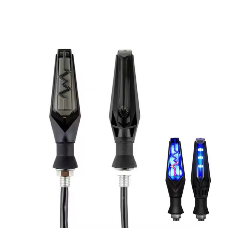 Lampu Sen Sein Led Variasi 2 in 1 sein running plus senja sepasang model petir impor motor vixion, r