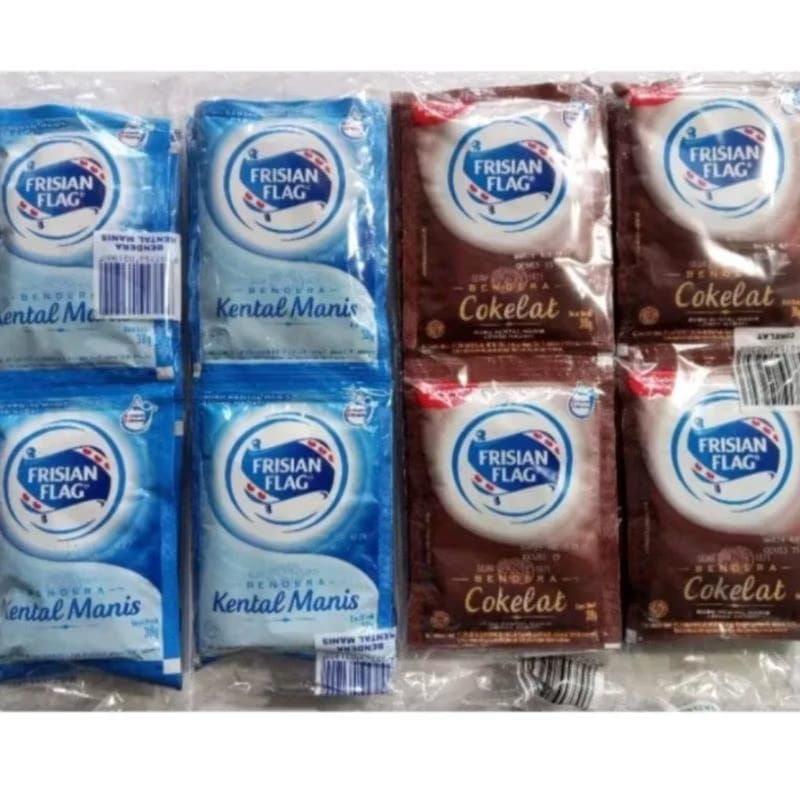 

1 renteng susu kental manis frisian flag isi 6 sachset