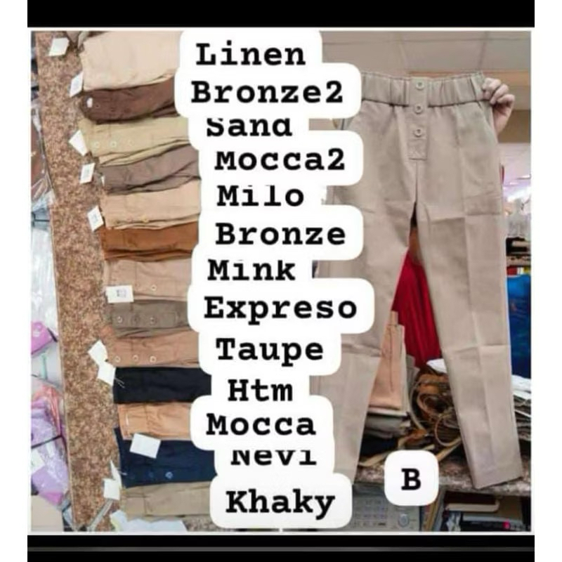 CELANA KATUN UPGRADE KANCING 3 ORIGINAL FULL KARET