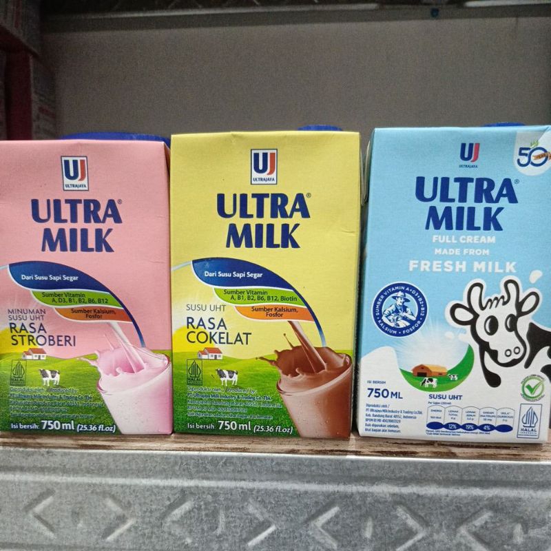 

ULTRA MILK FULLCREAM COKELAT STROBERI 750ML
