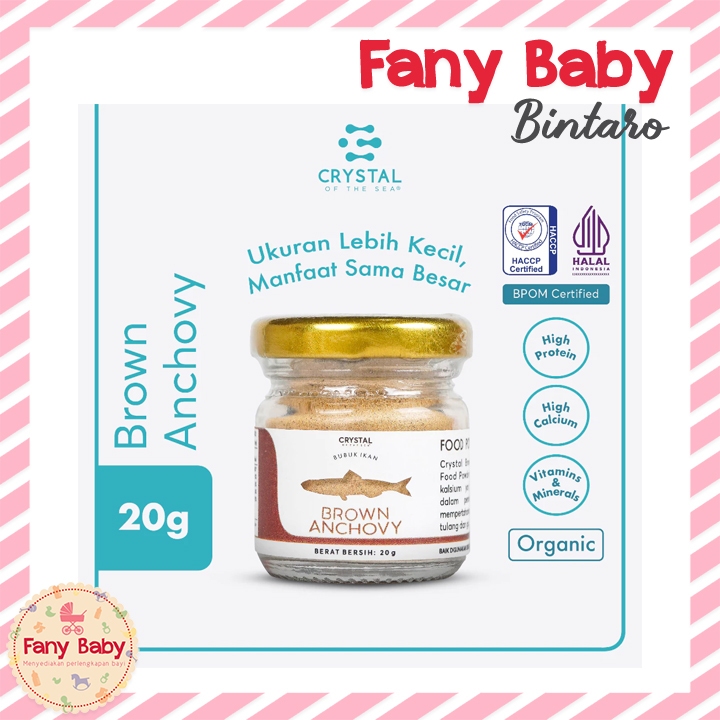 CRYSTAL OF THE SEA BROWN ANCHOVY POWDER 20GR