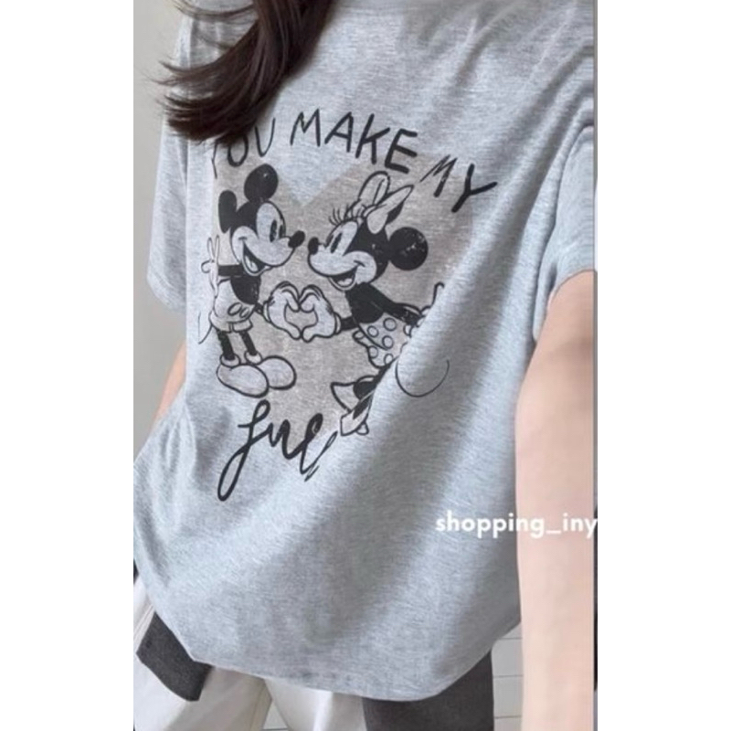 Kaos Over Size Mickey Minnie Mouse (from china)/atasan wanita/kaos oversize wanita